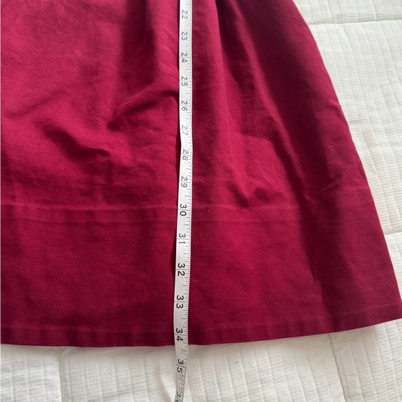 Gap burgundy winter chic sleeveless dress, size 8 - Picture 7 of 9